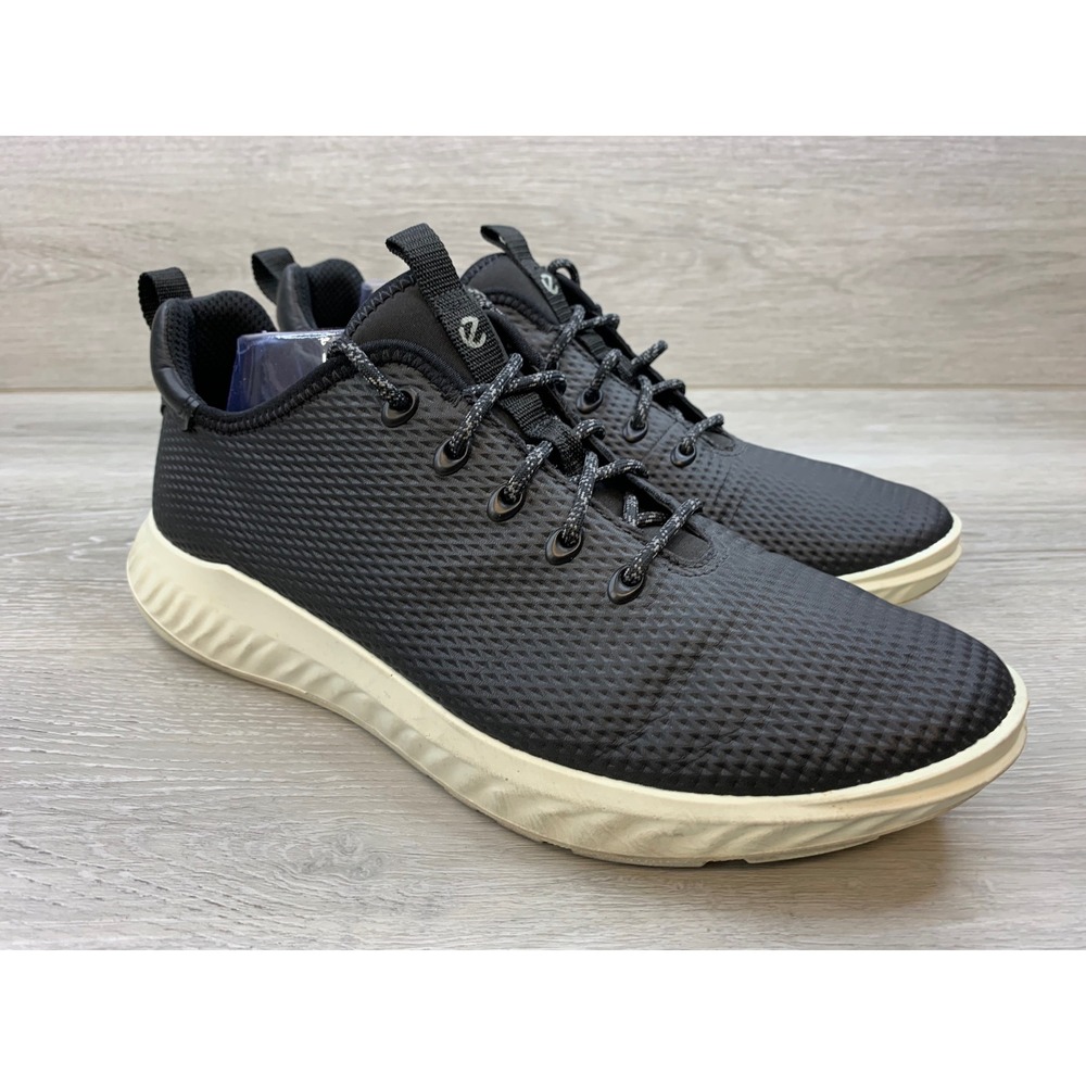 ECCO ST.1 Hybrid Lite Black Sneakers Men's Size 12-12.5 Casual Shoes